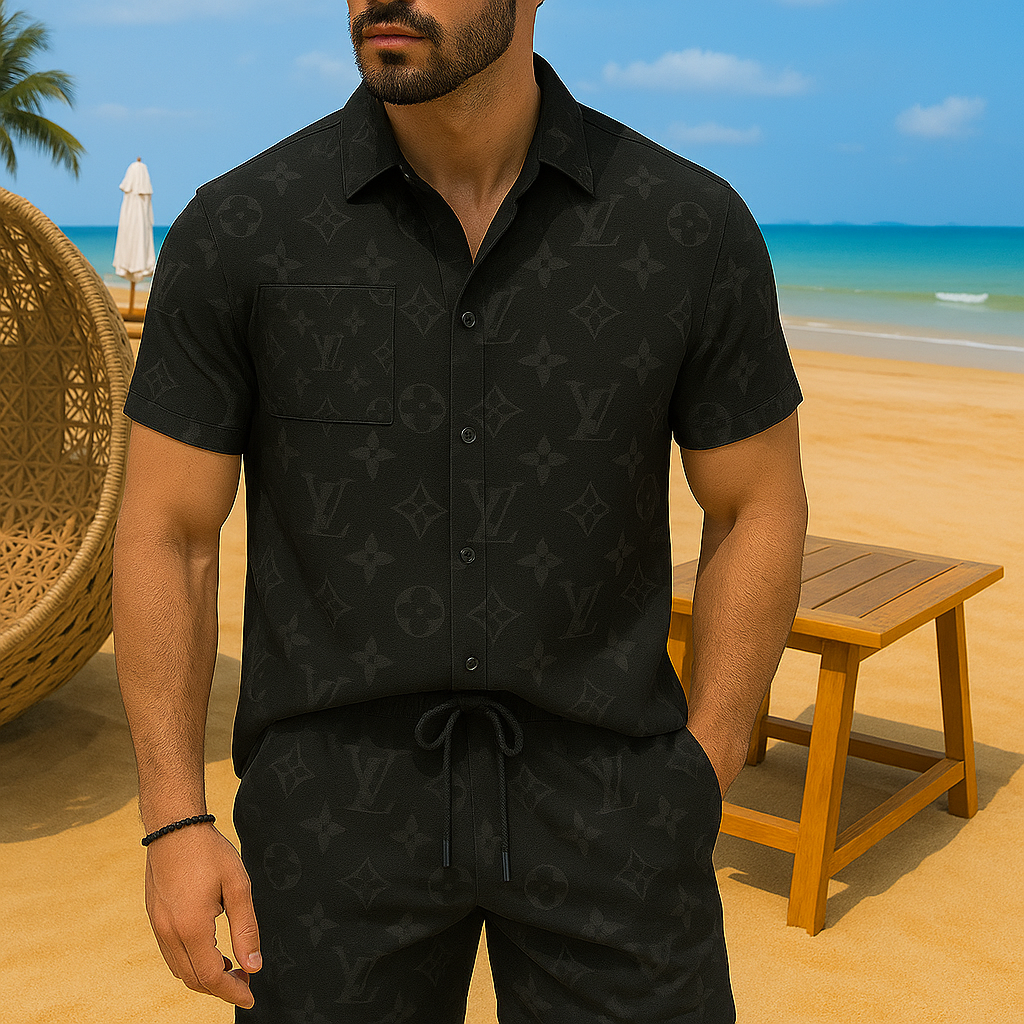 [NEW] Luxury Hawaii Shirt & Short Summer 2025-LX-TSSM10204
