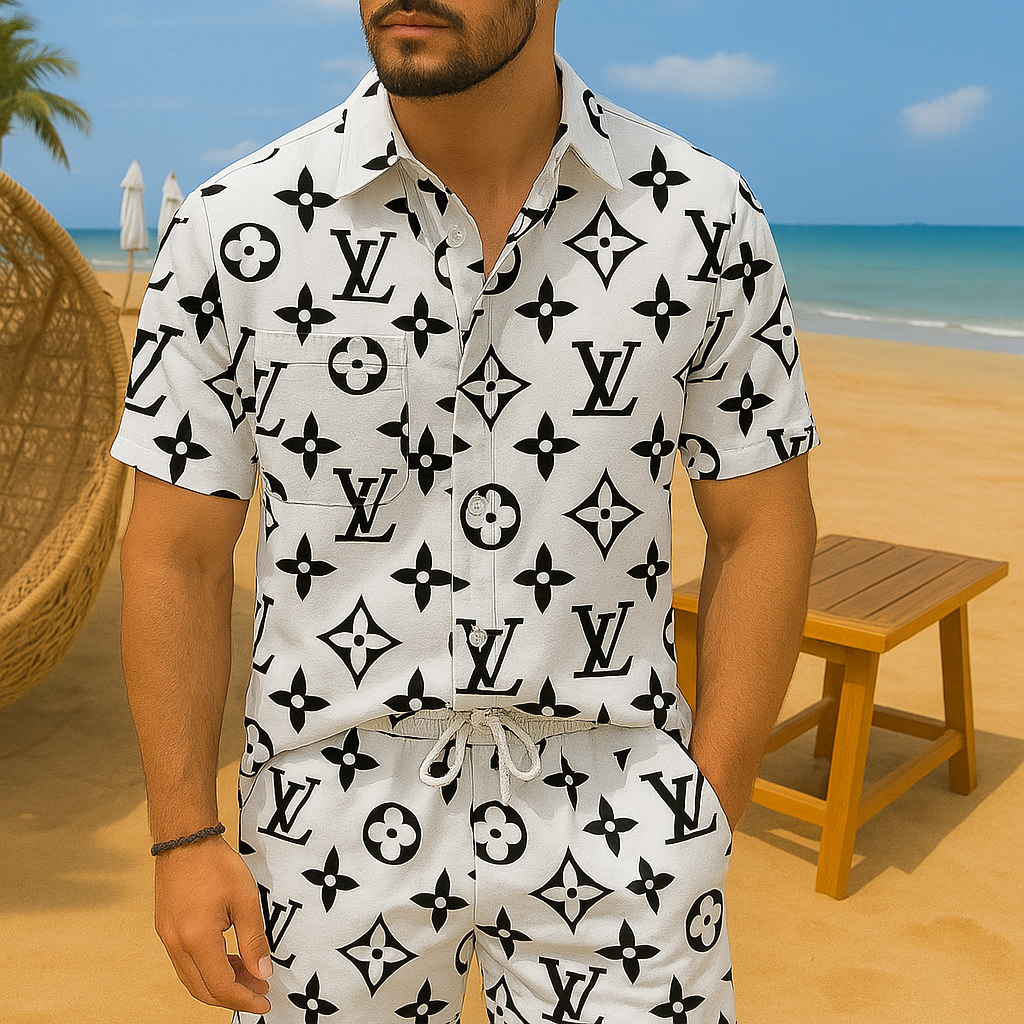 [NEW] Luxury Hawaii Shirt & Short Summer 2025-LX-TSSM102047