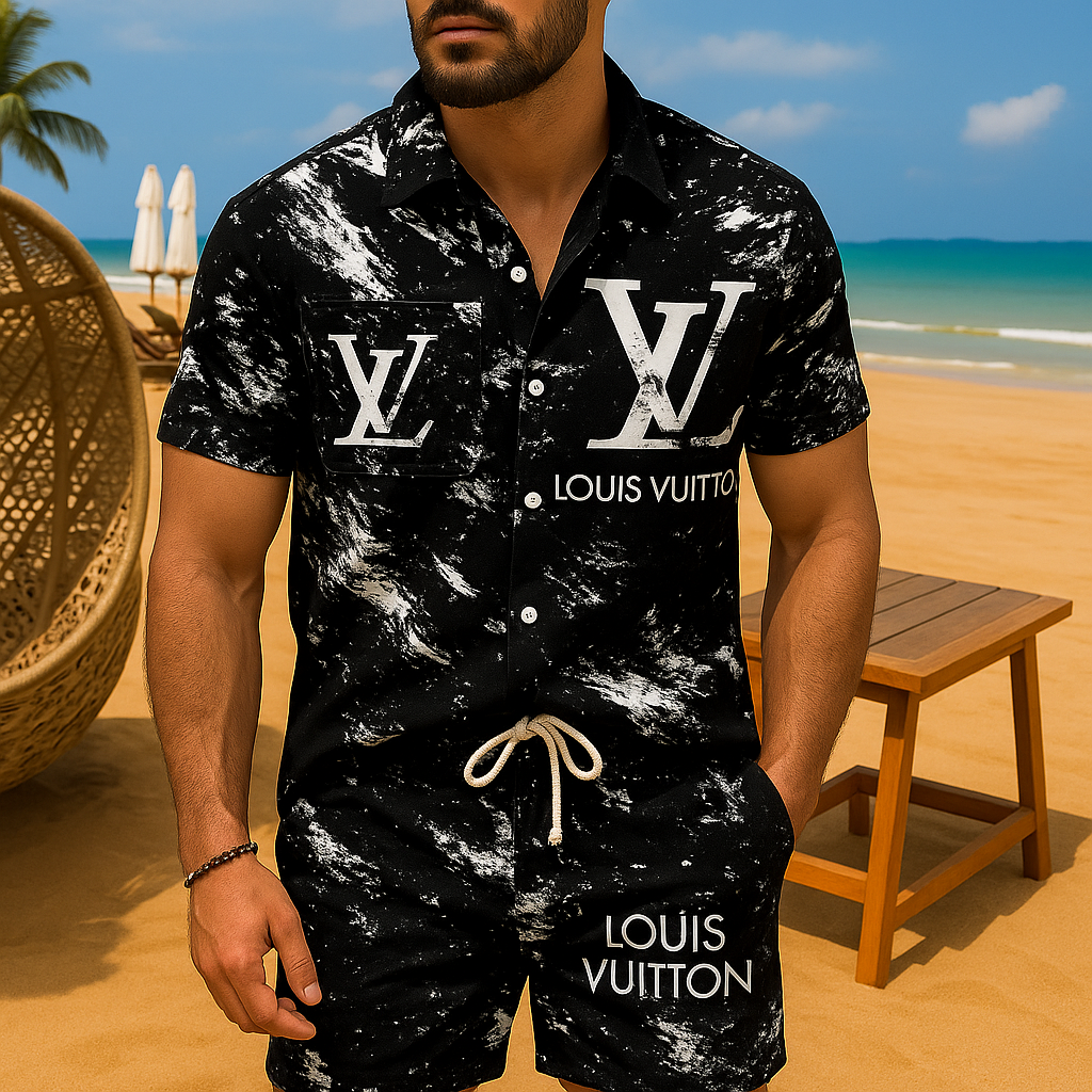 [NEW] Luxury Hawaii Shirt & Short Summer 2025-LX-TSSM102048