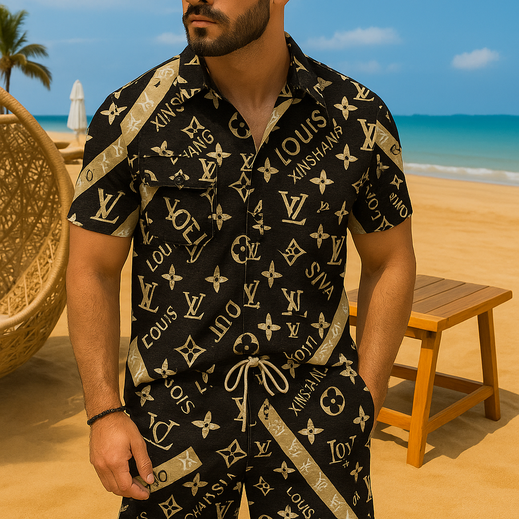 [NEW] Luxury Hawaii Shirt & Short Summer 2025-LX-TSSM102052