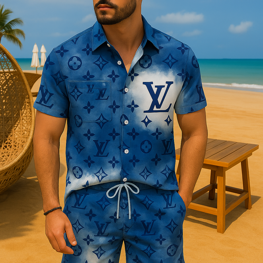 [NEW] Luxury Hawaii Shirt & Short Summer 2025-LX-TSSM102057
