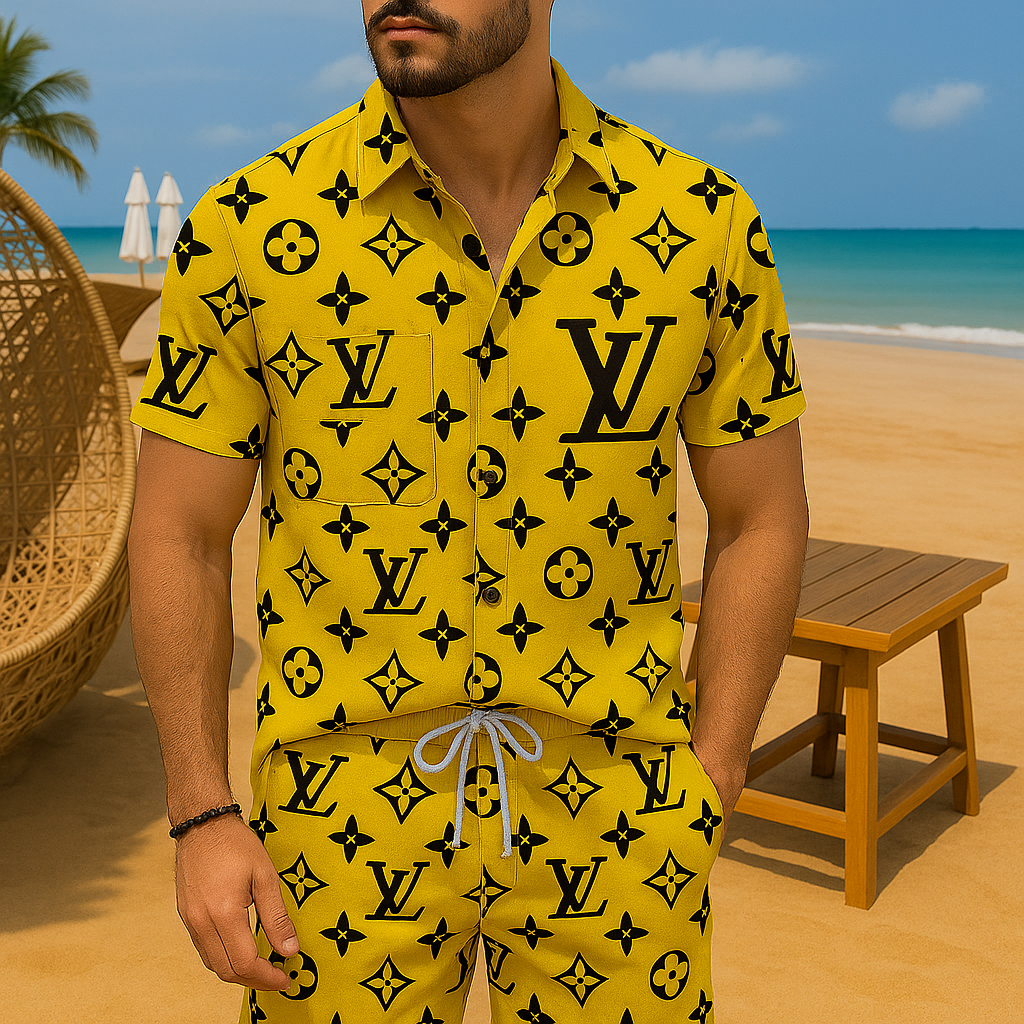 [NEW] Luxury Hawaii Shirt & Short Summer 2025-LX-TSSM102058