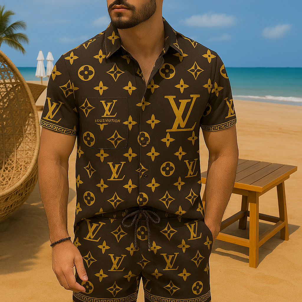 [NEW] Luxury Hawaii Shirt & Short Summer 2025-LX-TSSM102059