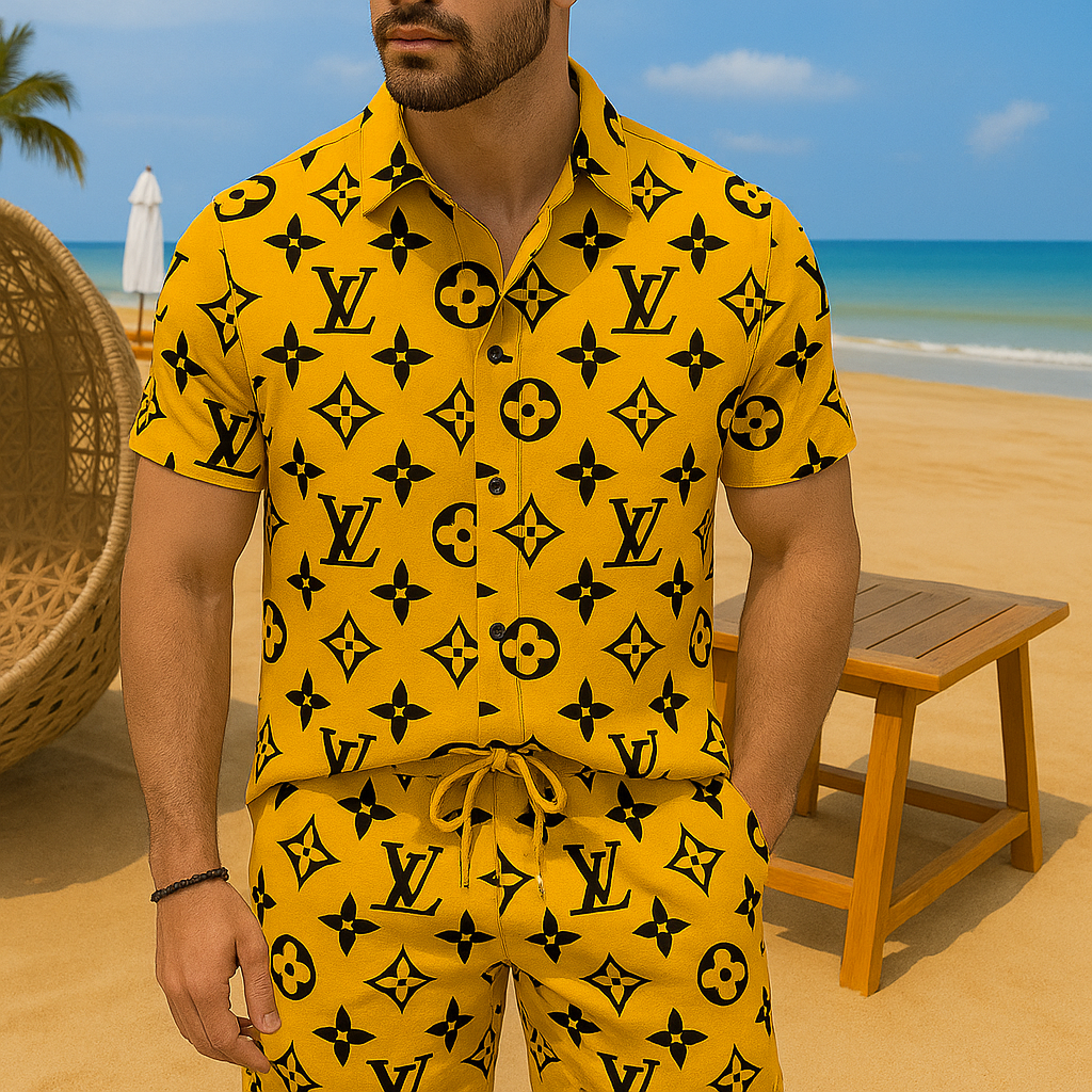 [NEW] Luxury Hawaii Shirt & Short Summer 2025-LX-LX-TSSM102039