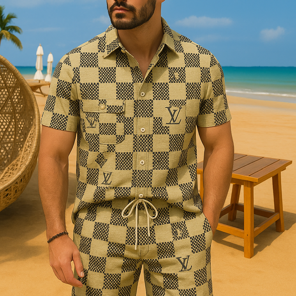 [NEW] Luxury Hawaii Shirt & Short Summer 2025-LX-TSSM102062