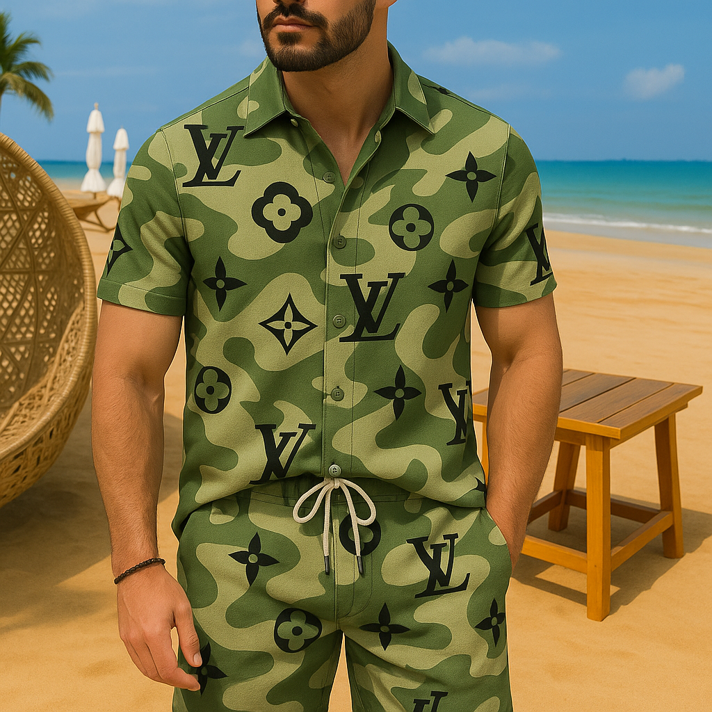 [NEW] Luxury Hawaii Shirt & Short Summer 2025-LX-TSSM102063