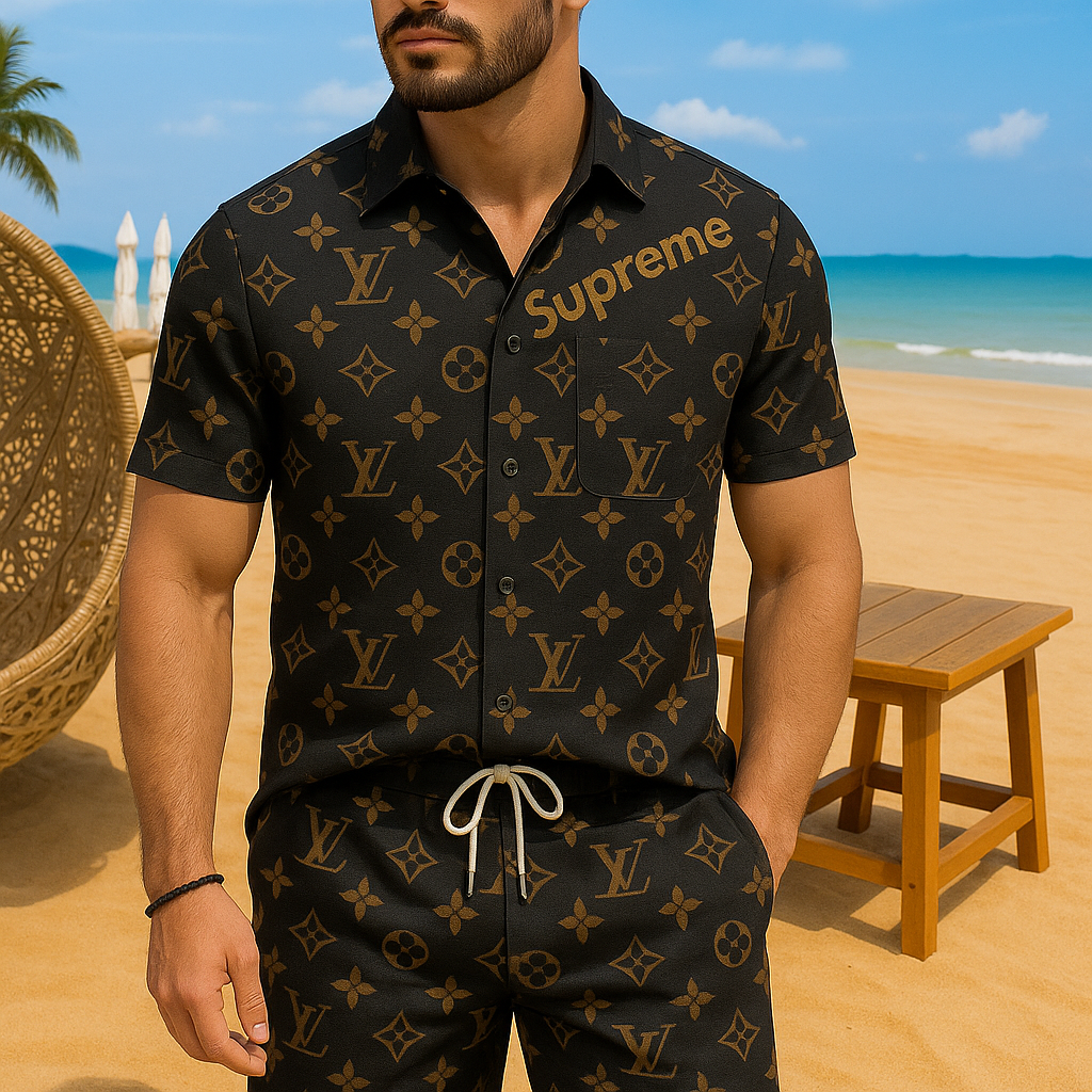 [NEW] Luxury Hawaii Shirt & Short Summer 2025-LX-TSSM102064