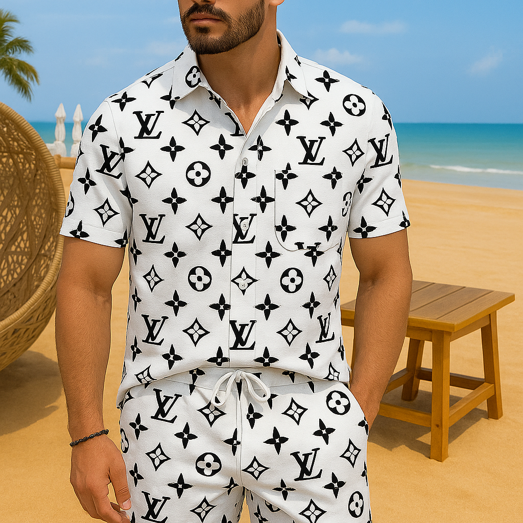 [NEW] Luxury Hawaii Shirt & Short Summer 2025-LX-TSSM102065
