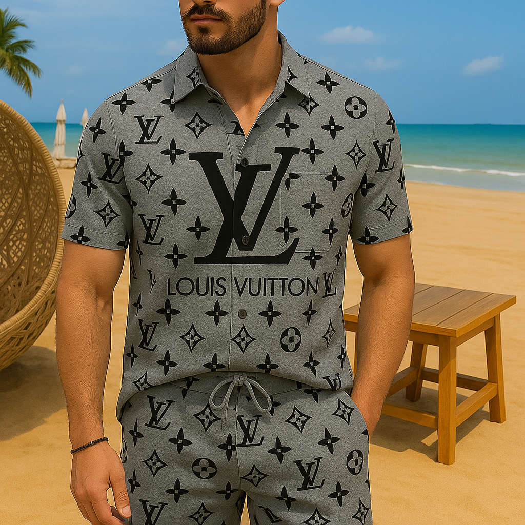 [NEW] Luxury Hawaii Shirt & Short Summer 2025-LX-TSSM102066