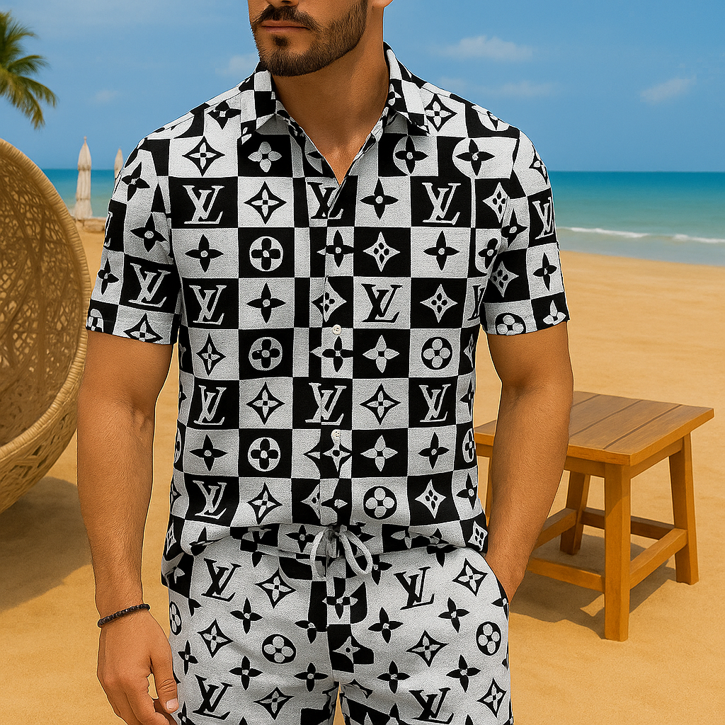 [NEW] Luxury Hawaii Shirt & Short Summer 2025-LX-TSSM102068