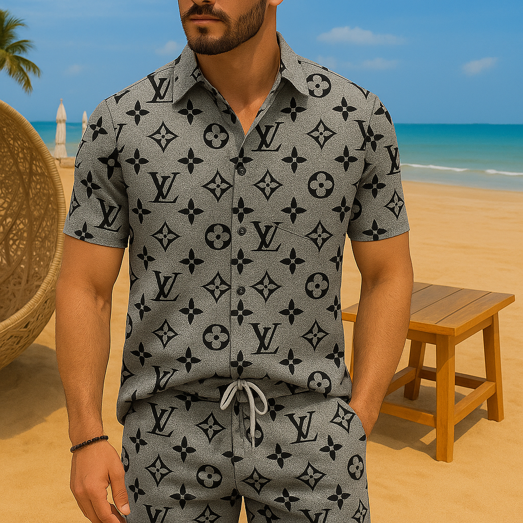 [NEW] Luxury Hawaii Shirt & Short Summer 2025-LX-TSSM102069