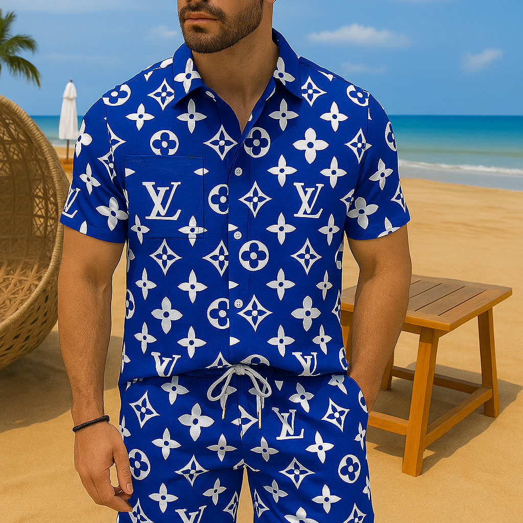 [NEW] Luxury Hawaii Shirt & Short Summer 2025-LX-LX-TSSM102039