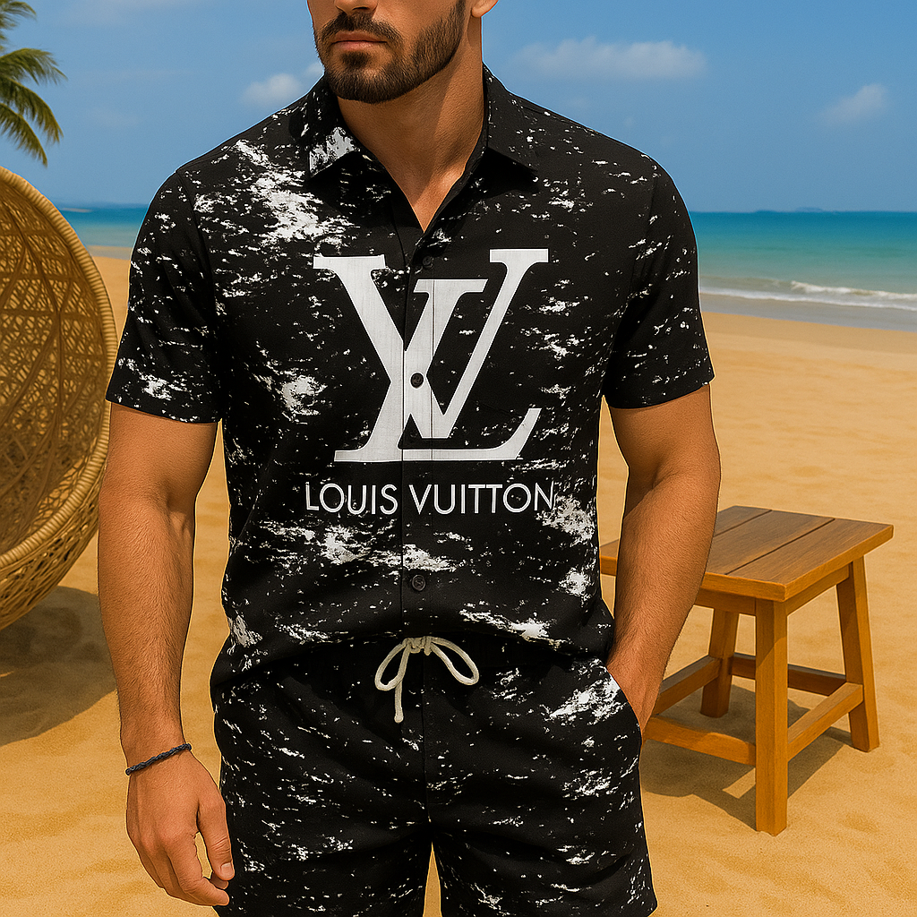 [NEW] Luxury Hawaii Shirt & Short Summer 2025-LX-TSSM102070