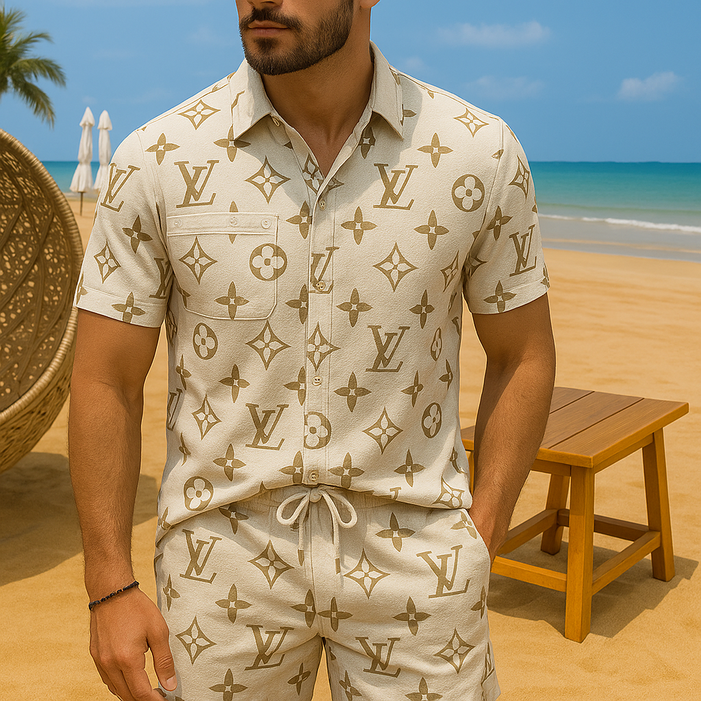 [NEW] Luxury Hawaii Shirt & Short Summer 2025-LX-TSSM102072