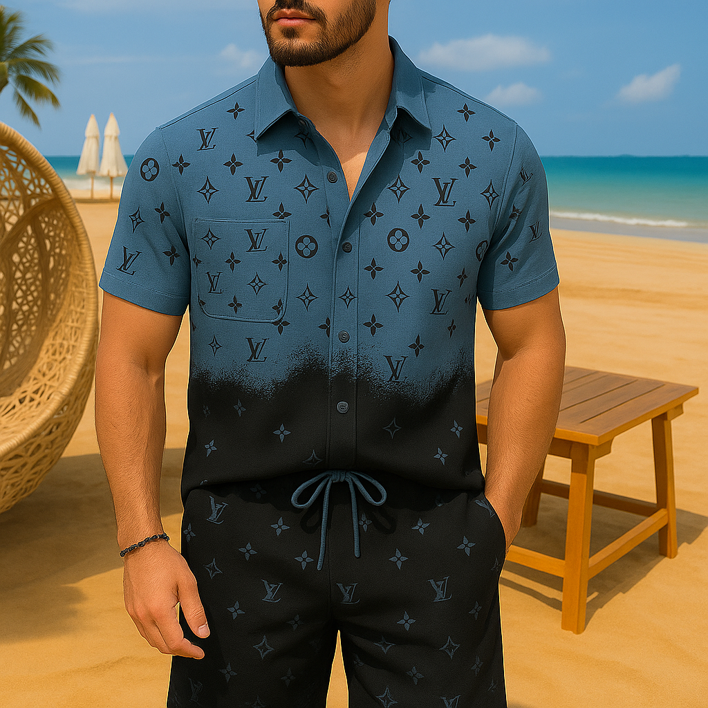[NEW] Luxury Hawaii Shirt & Short Summer 2025-LX-TSSM102073