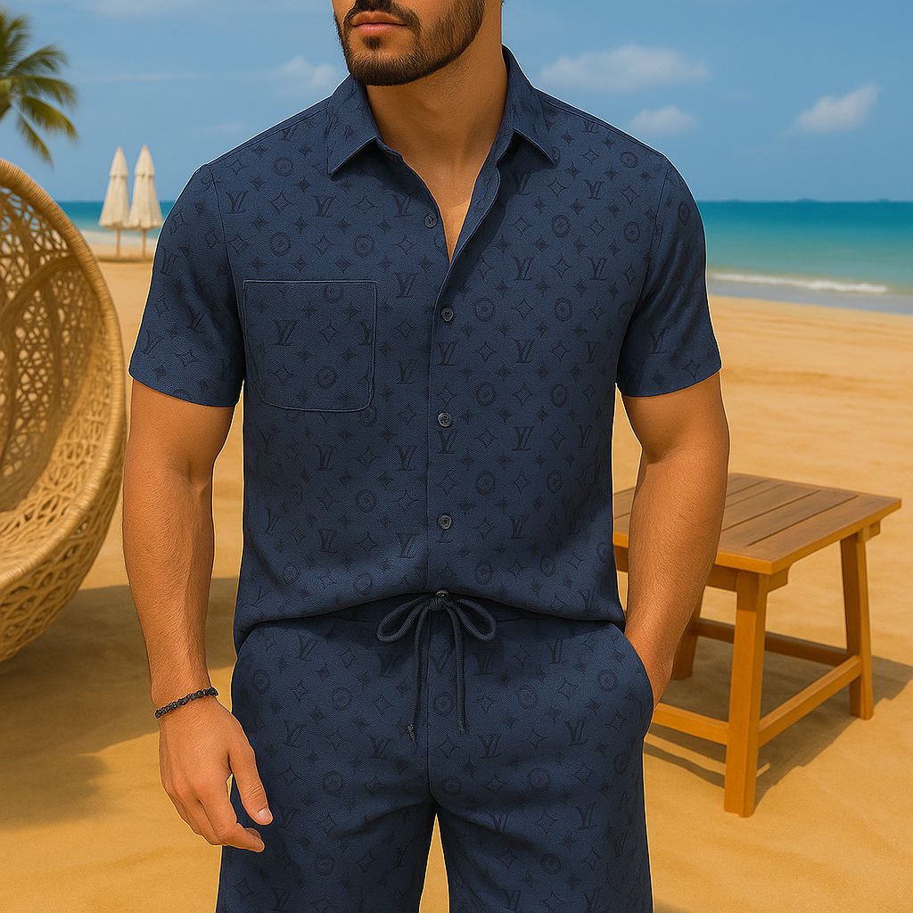 [NEW] Luxury Hawaii Shirt & Short Summer 2025-LX-TSSM102075