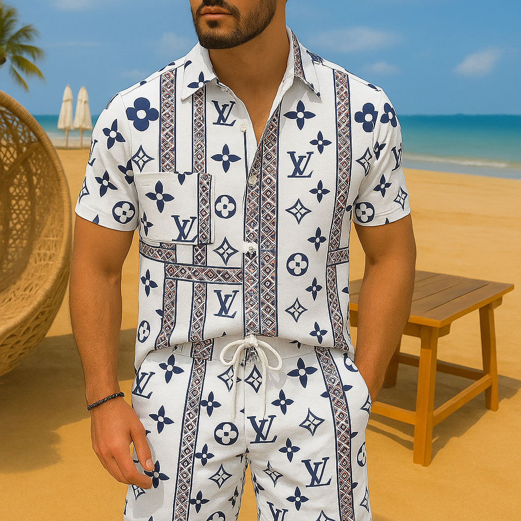 [NEW] Luxury Hawaii Shirt & Short Summer 2025-LX-TSSM102077