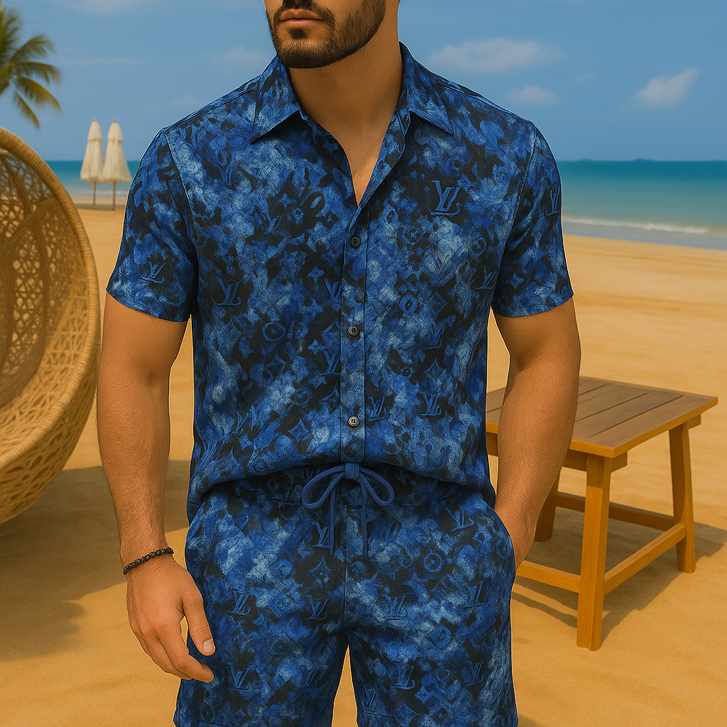 [NEW] Luxury Hawaii Shirt & Short Summer 2025-LX-TSSM102080