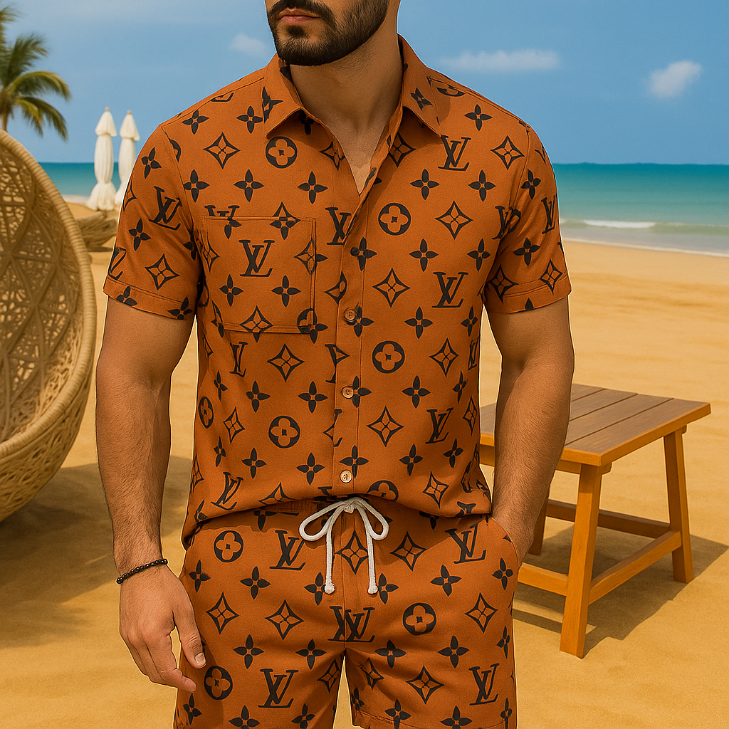 [NEW] Luxury Hawaii Shirt & Short Summer 2025-LX-TSSM102083