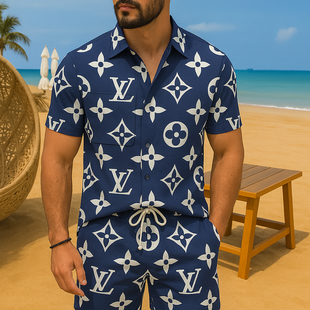 [NEW] Luxury Hawaii Shirt & Short Summer 2025-LX-TSSM102084