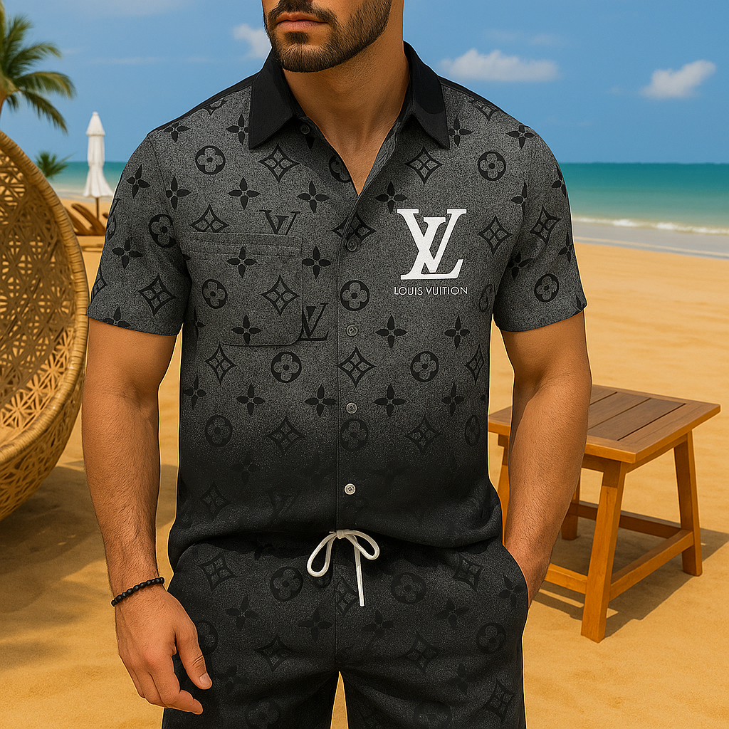 [NEW] Luxury Hawaii Shirt & Short Summer 2025-LX-TSSM102091