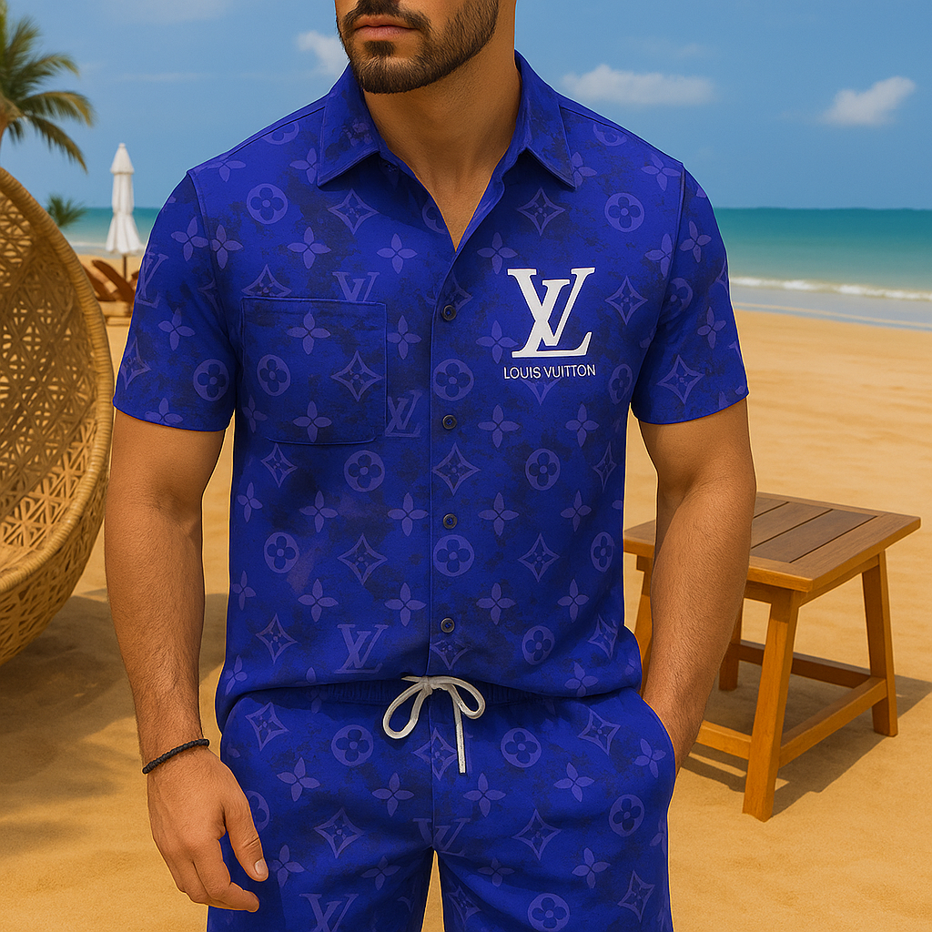 [NEW] Luxury Hawaii Shirt & Short Summer 2025-LX-TSSM102092