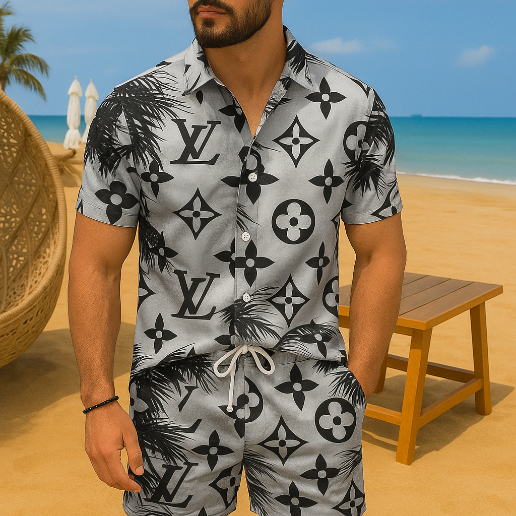 [NEW] Luxury Hawaii Shirt & Short Summer 2025-LX-TSSM102093