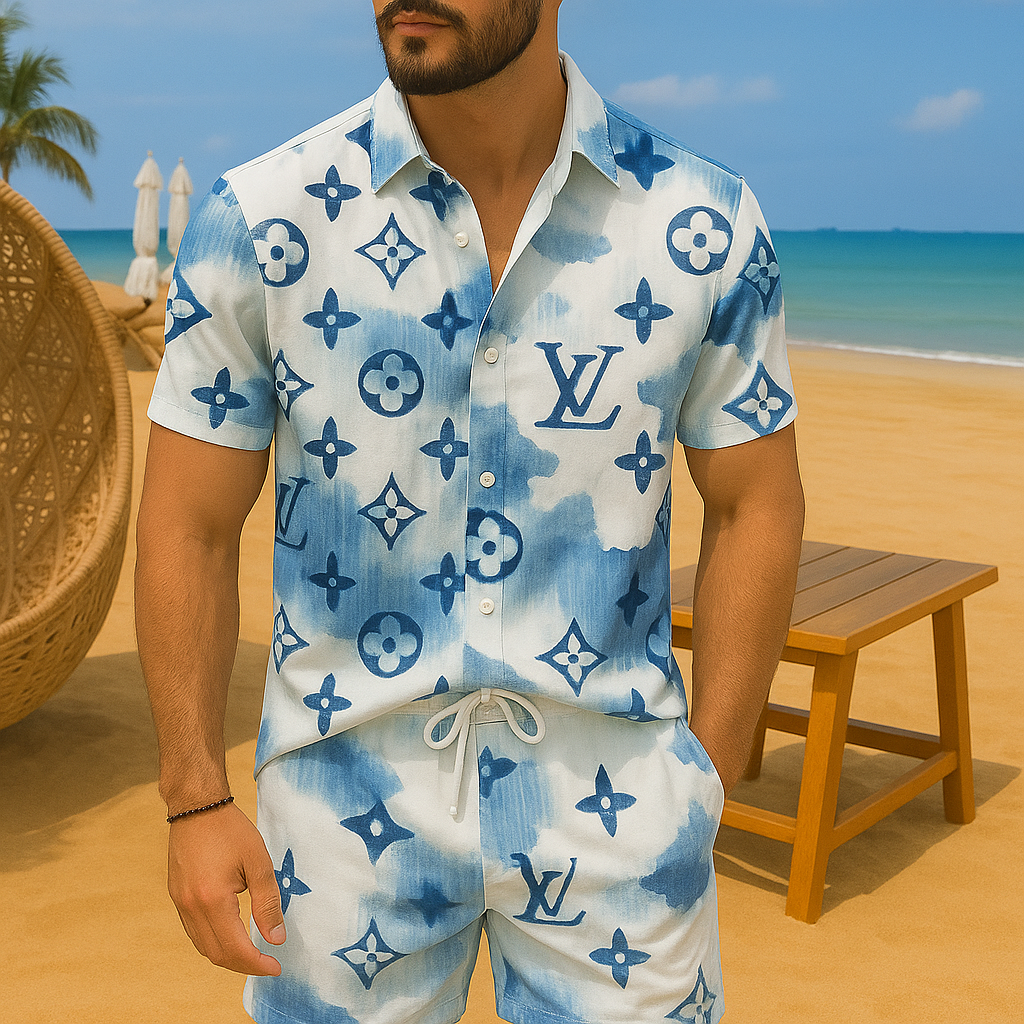 [NEW] Luxury Hawaii Shirt & Short Summer 2025-LX-TSSM102095