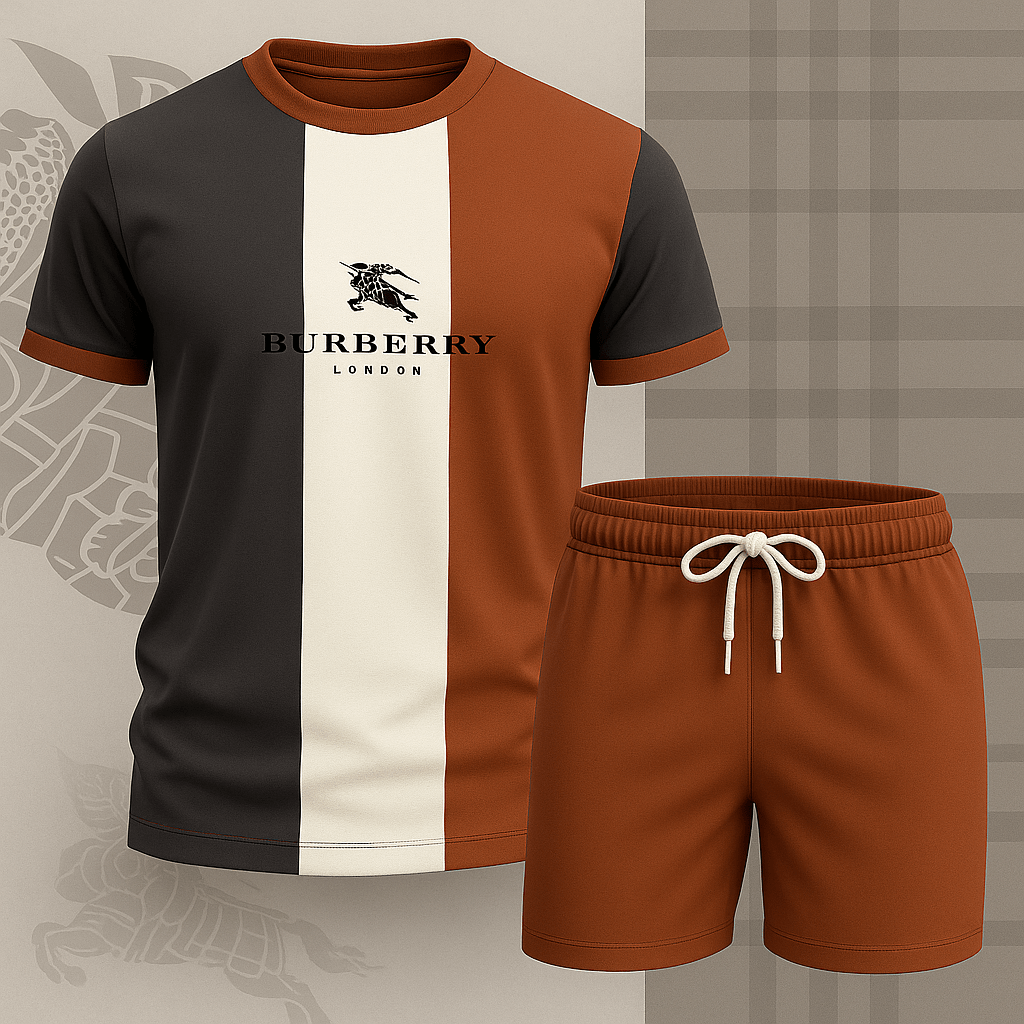 New Release – Luxury Brand Combo T-shirt & Short For Men – BBR270403