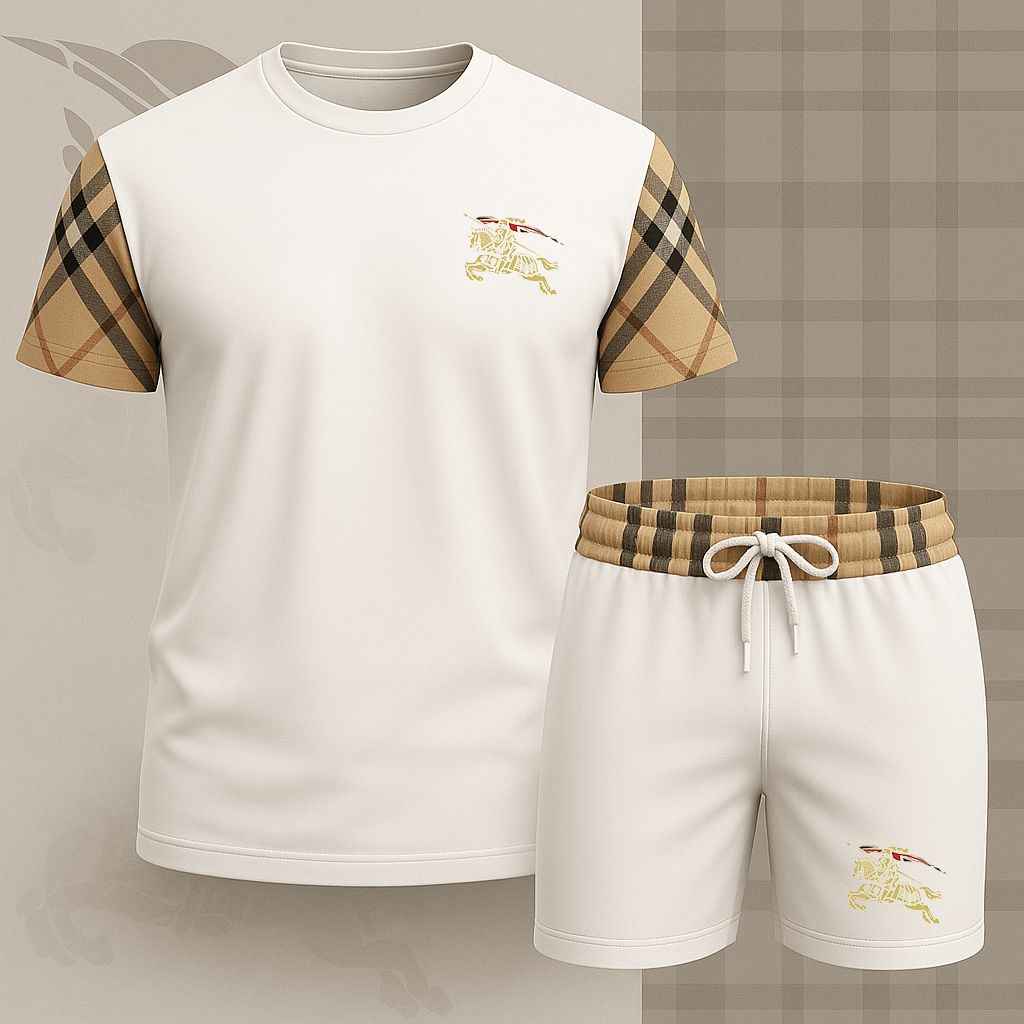 New Release – Luxury Brand Combo T-shirt & Short For Men – BBR270411