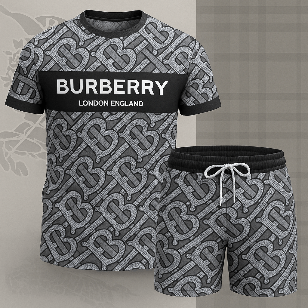 New Release – Luxury Brand Combo T-shirt & Short For Men – BBR270415