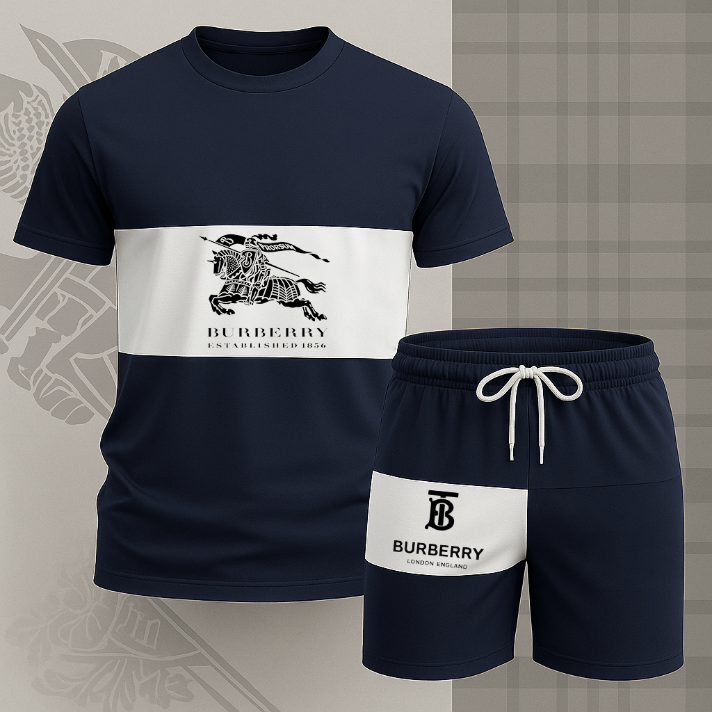 New Release – Luxury Brand Combo T-shirt & Short For Men – BBR270430