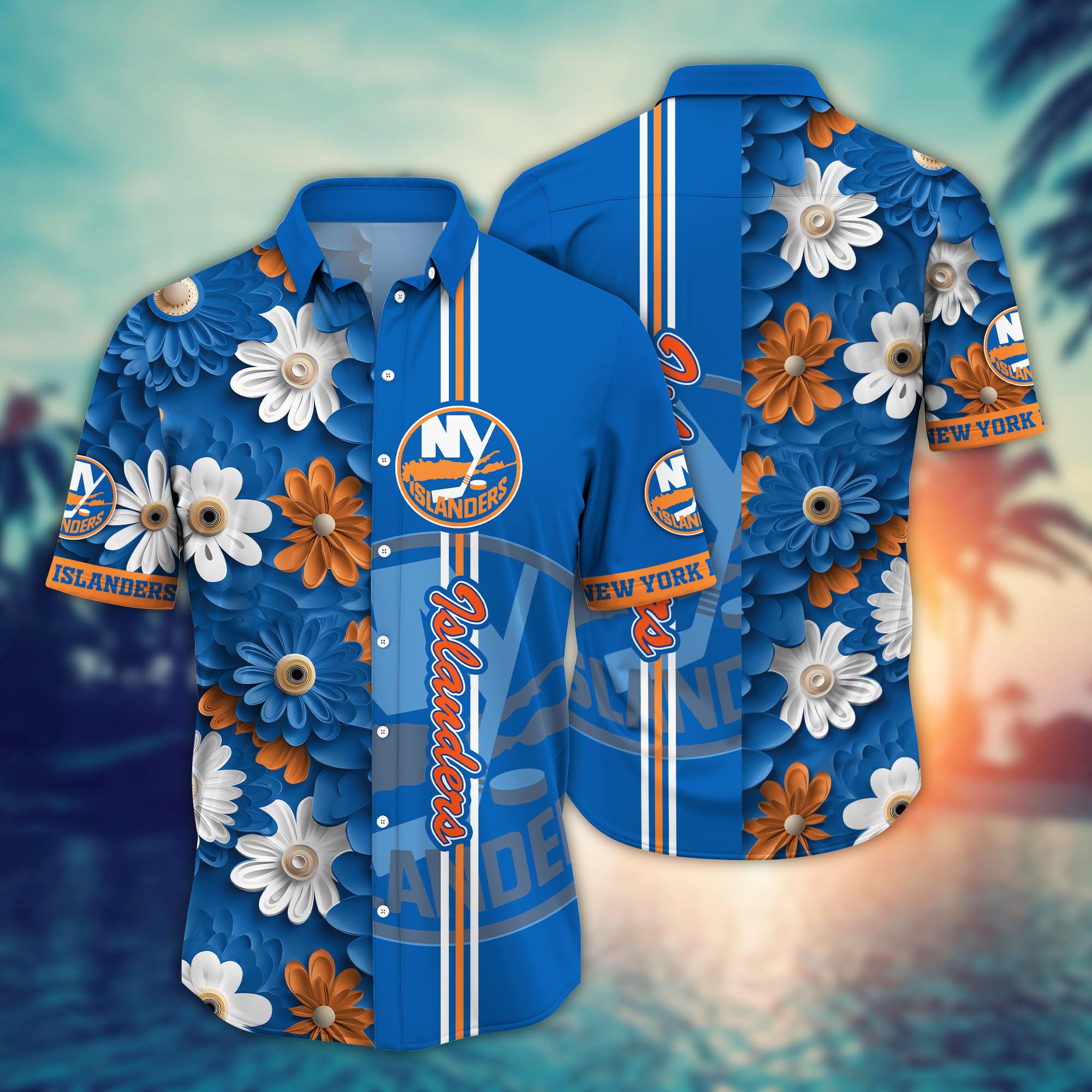 New York Islanders Island Paradise Hawaiian Shirt – TeeAloha