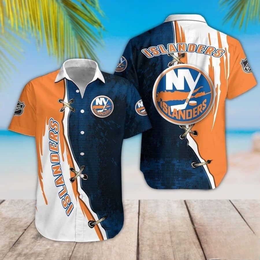 New York Islanders Laced Victory Hawaiian Shirt – TeeAloha