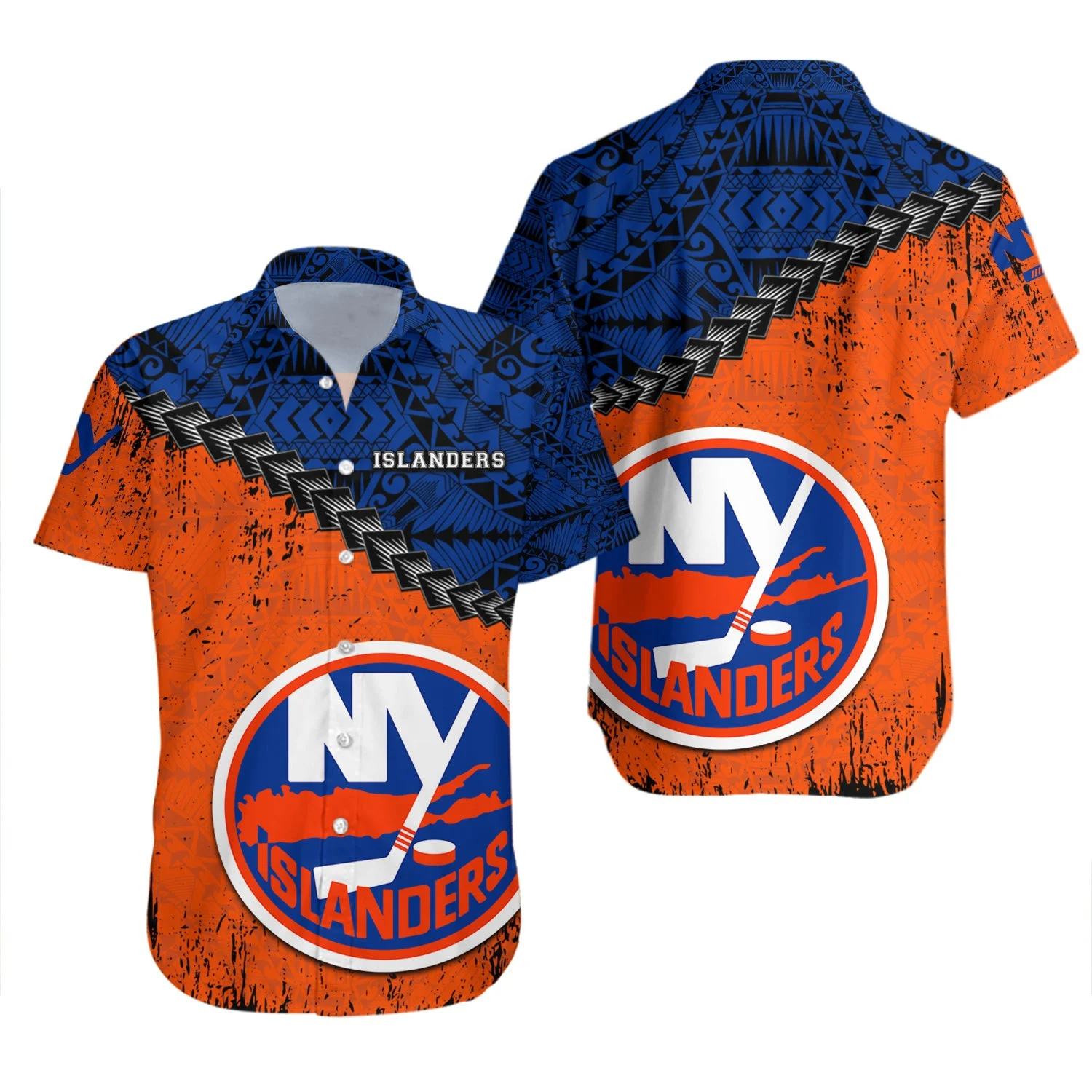 New York Islanders Tribal Vibe Hawaiian Shirt – TeeAloha