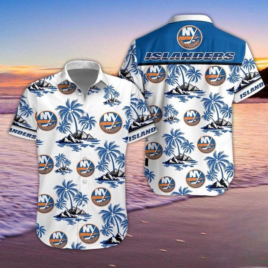 New York Islanders Tropical Sunset Hawaiian Shirt – TeeAloha