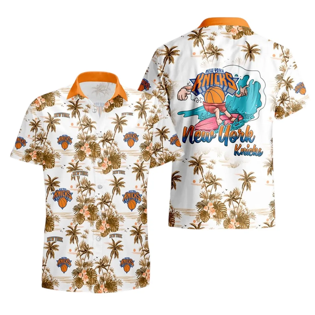 New York Knicks Island Surf Hawaiian Shirt – TeeAloha