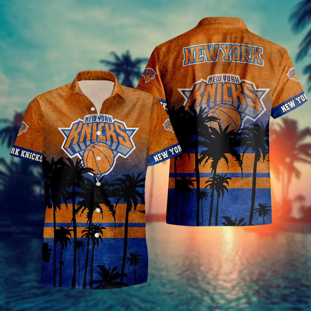 New York Knicks Tropical Bliss Hawaiian Shirt – TeeAloha