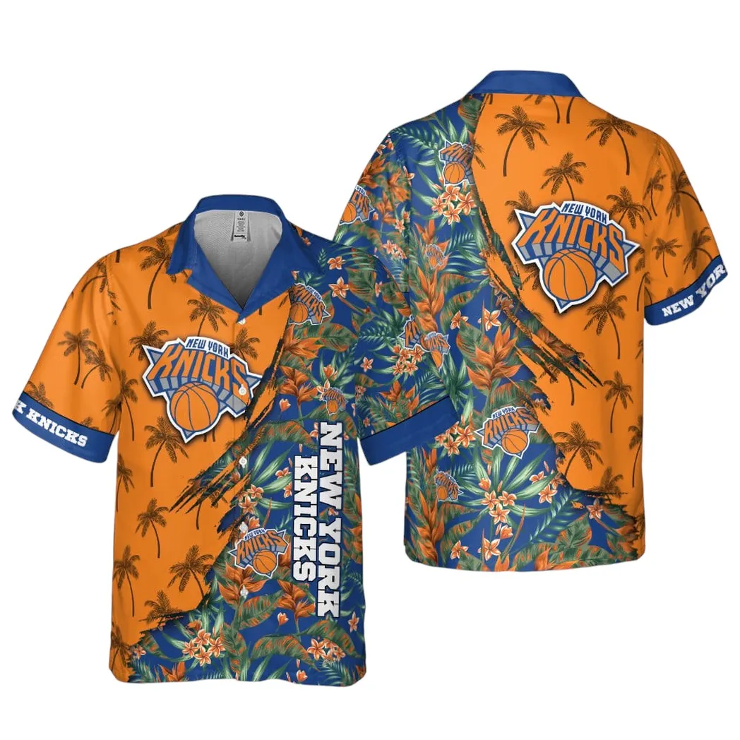 New York Knicks Tropical Escape Hawaiian Shirt – TeeAloha
