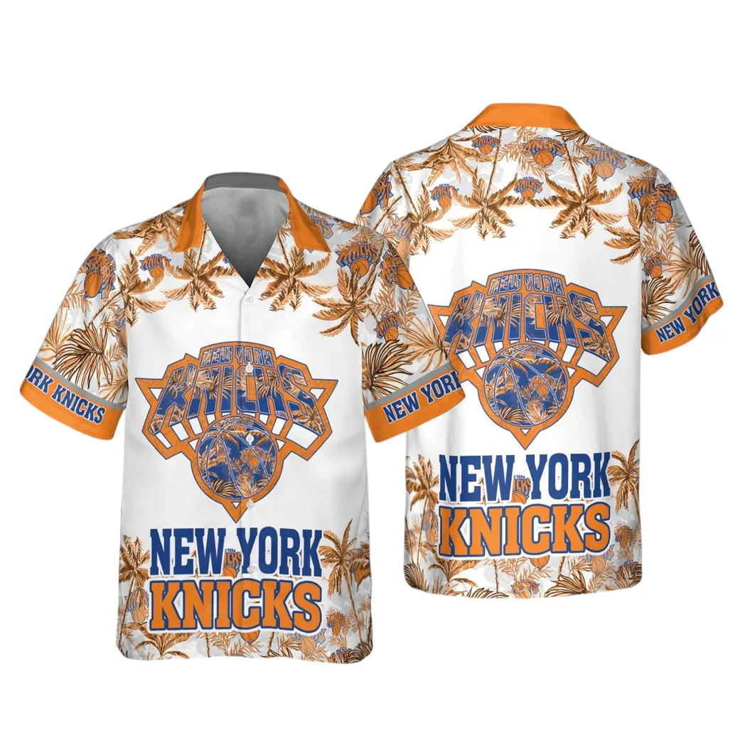 New York Knicks Tropical Slam Hawaiian Shirt – TeeAloha