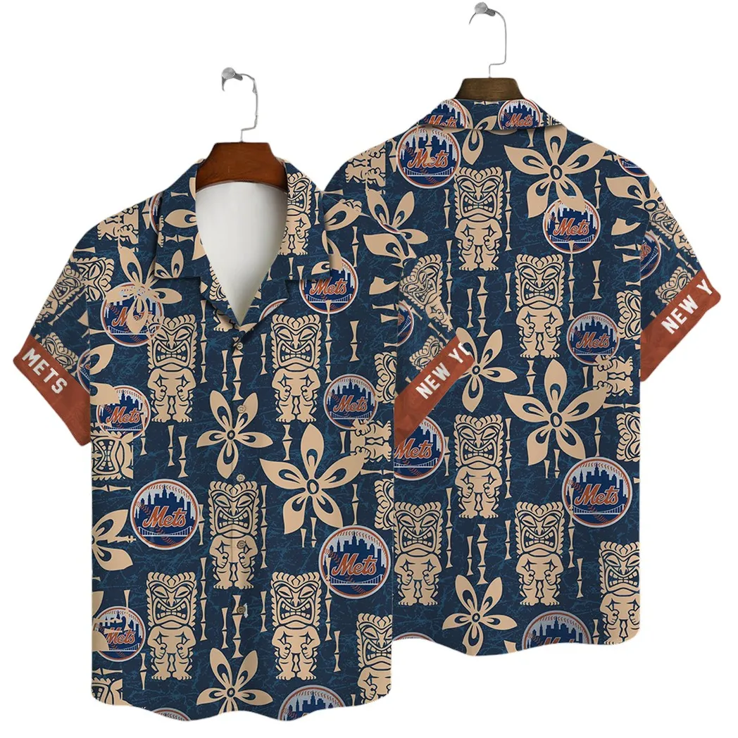 New York Mets Summer Swing Hawaiian Shirt – TeeAloha