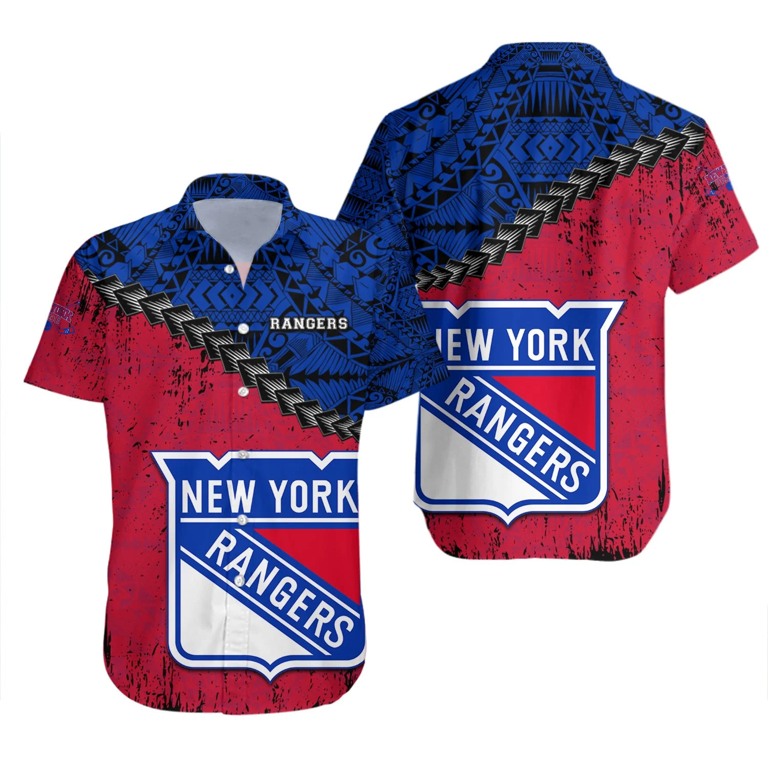New York Rangers Island Vibes Hawaiian Shirt – TeeAloha