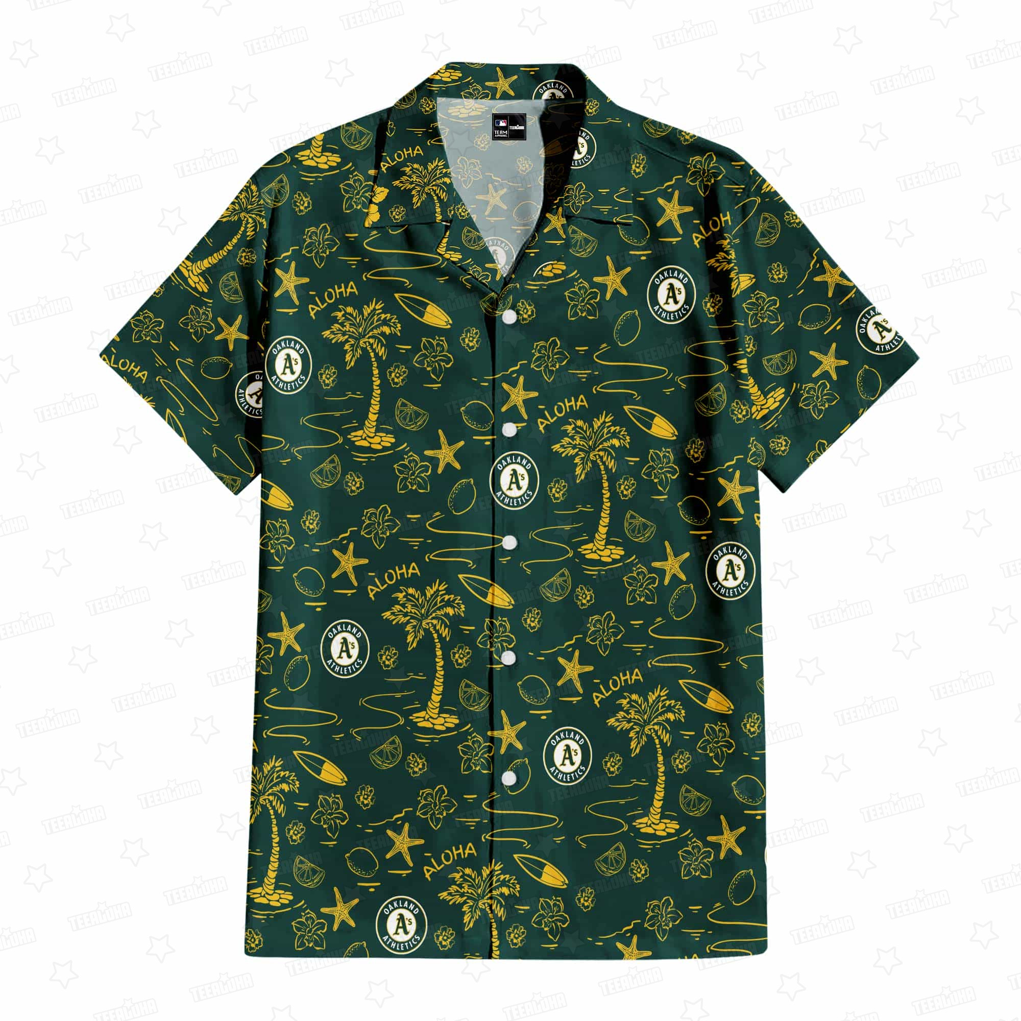 Oakland Athletics Aloha Paradise Hawaiian Shirt – TeeAloha