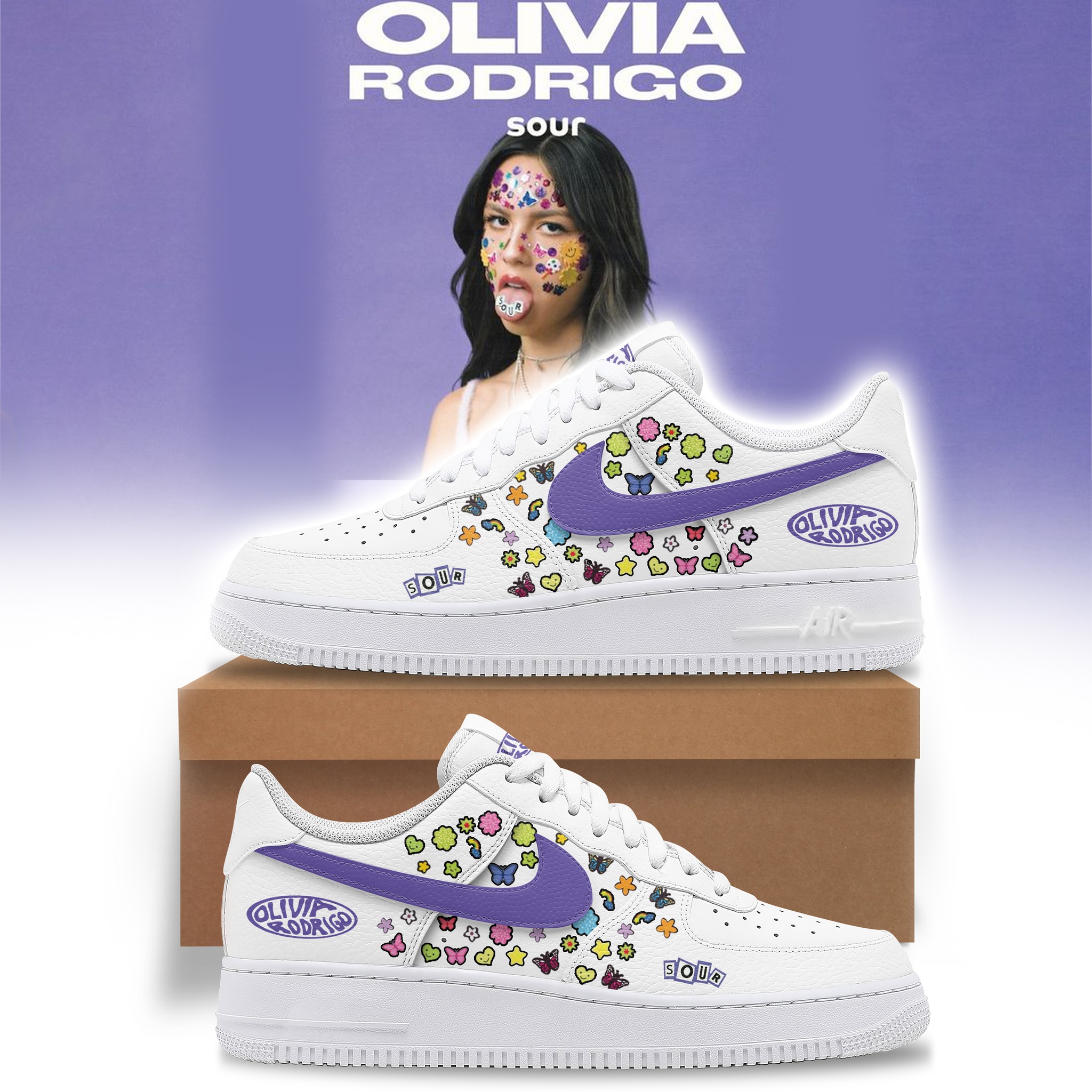 Olivia Rodrigo’s Premium  Af1 Sneaker LZ 106261