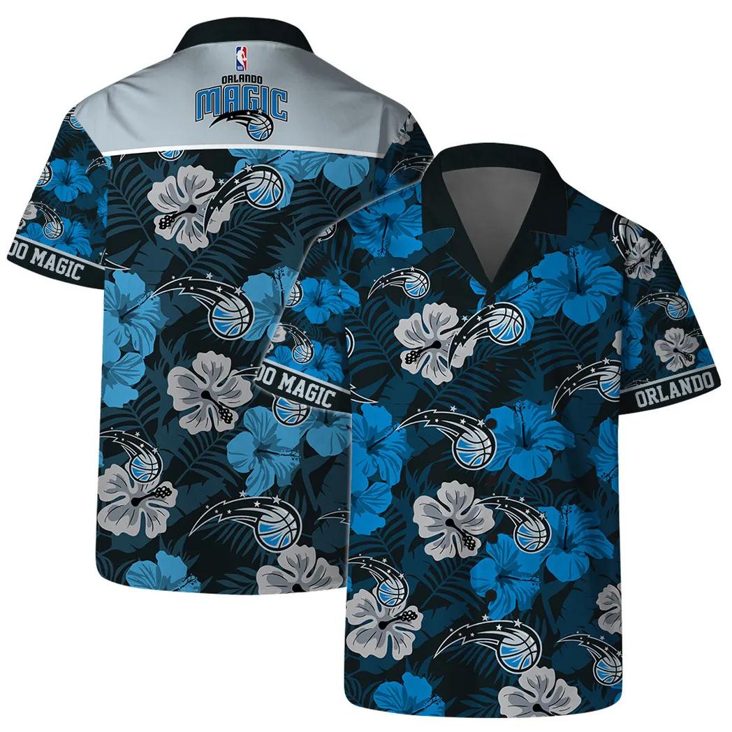 Orlando Magic Tropical Blossom Hawaiian Shirt – TeeAloha