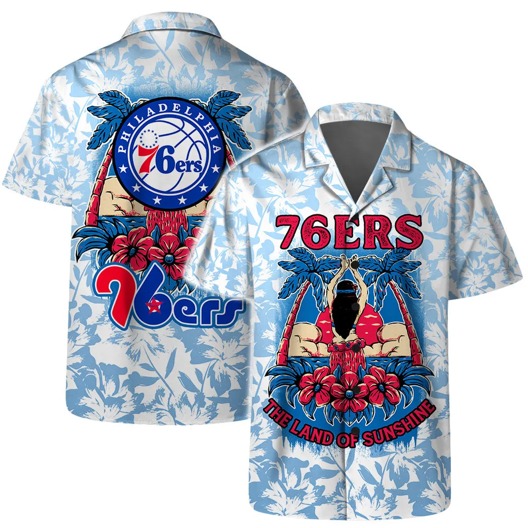 Philadelphia 76ers Island Paradise Hawaiian Shirt – TeeAloha