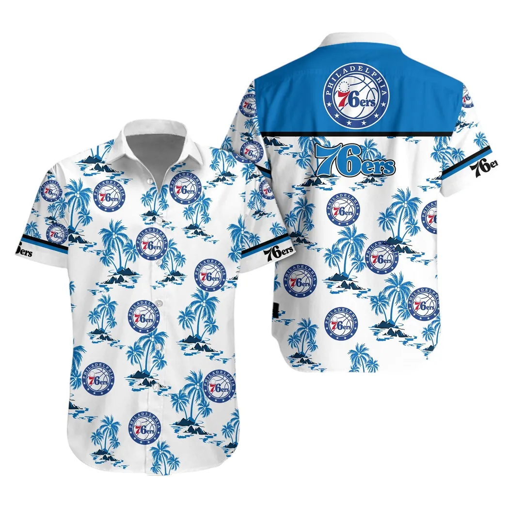 Philadelphia 76ers Palm Paradise Hawaiian Shirt – TeeAloha