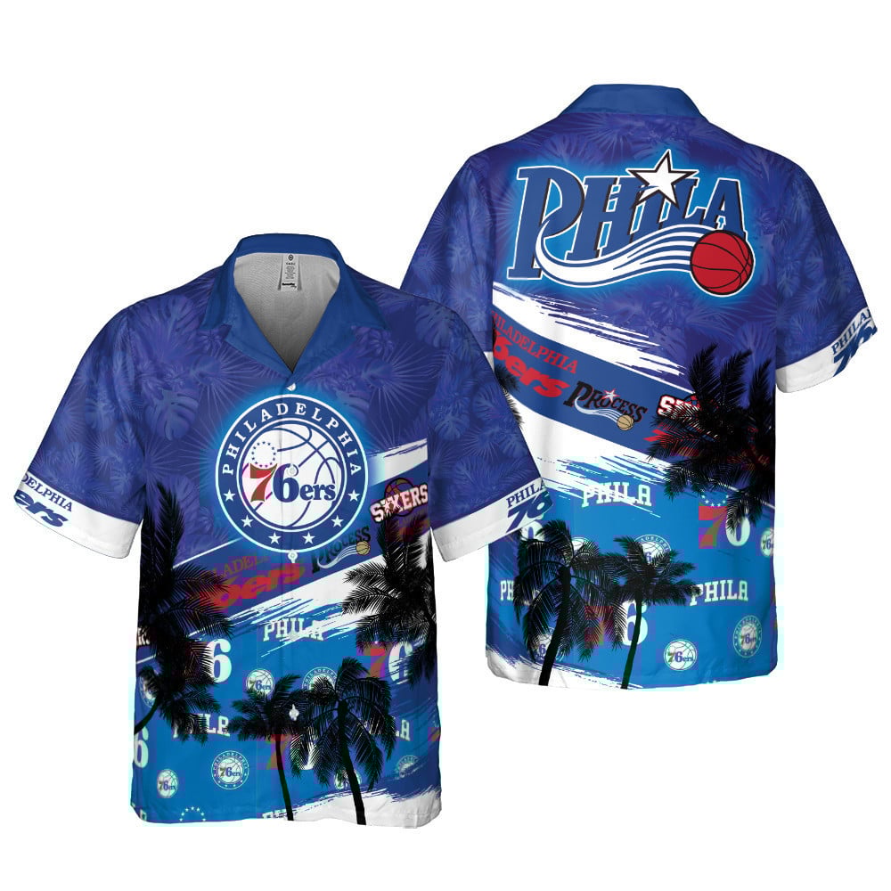Philadelphia 76ers Tropical Coastline Hawaiian Shirt – TeeAloha