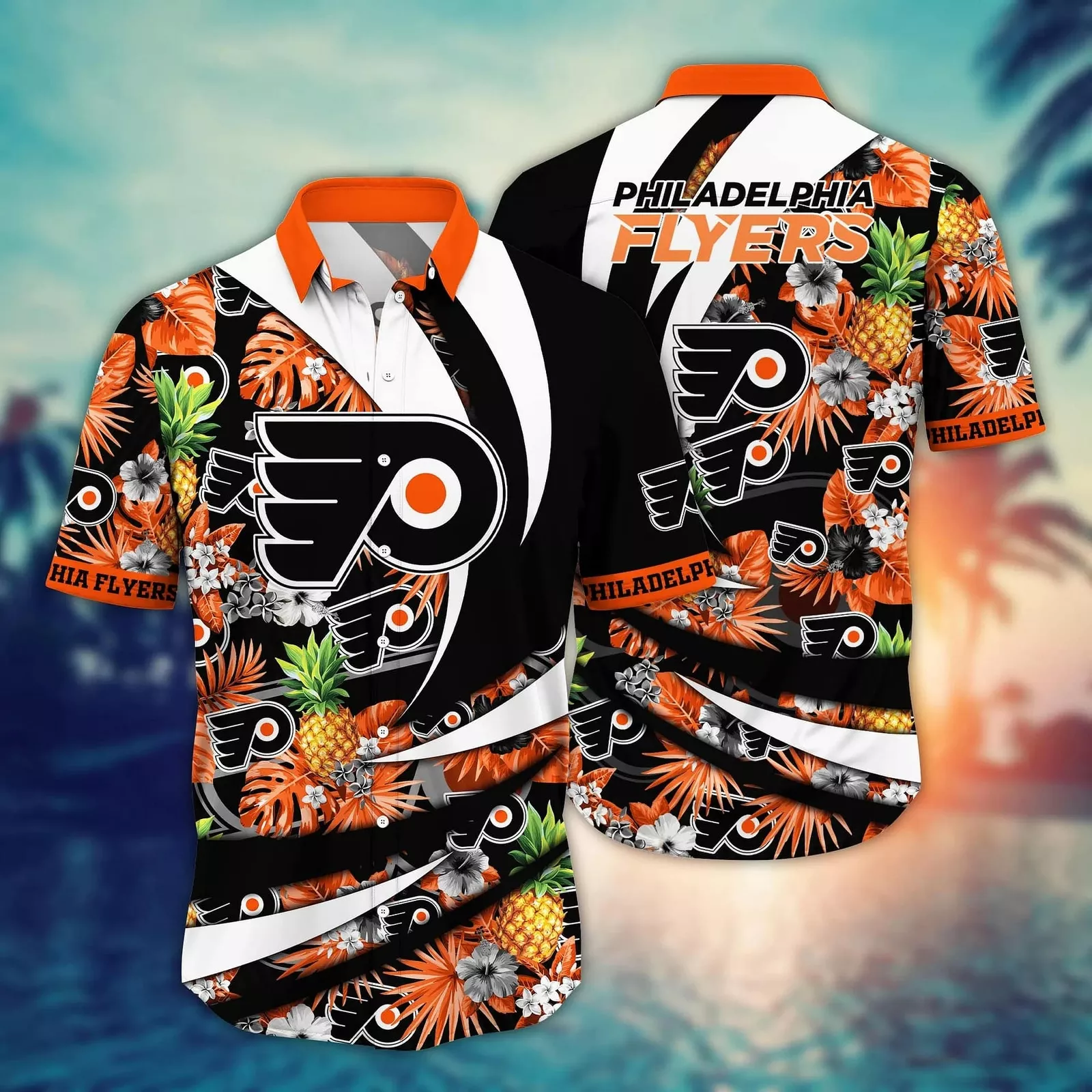 Philadelphia Flyers Pineapple Paradise Hawaiian Shirt – TeeAloha
