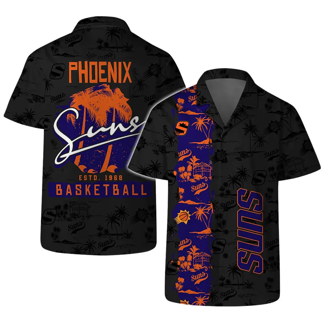 Phoenix Suns Midnight Palm Hawaiian Shirt – TeeAloha